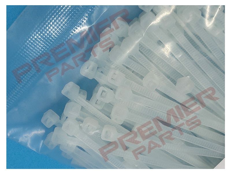 CABLE TIE WHITE 2.5 X 200 (PK100)