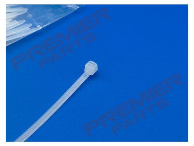 CABLE TIE WHITE 2.5 X 200 (PK100)