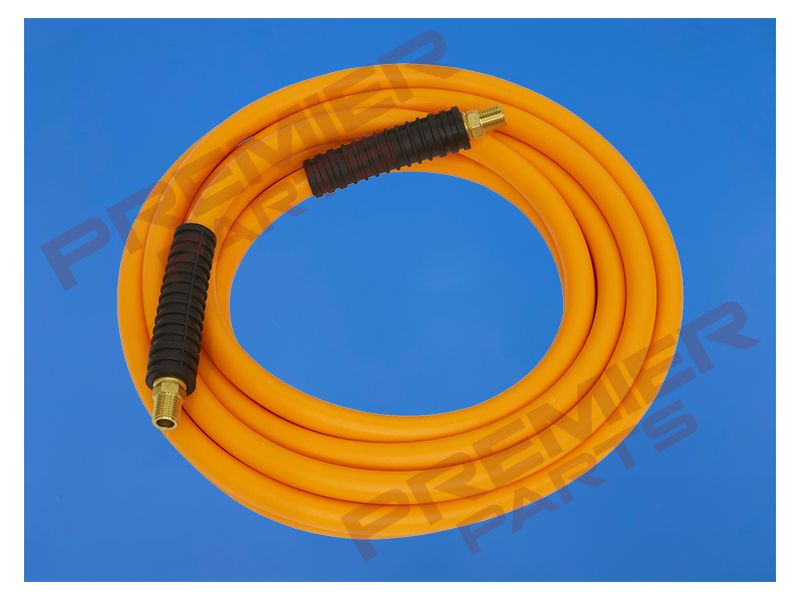 High-Visibility Hybrid Air Hose with 1/4"BSP Unions 10m x 8mm