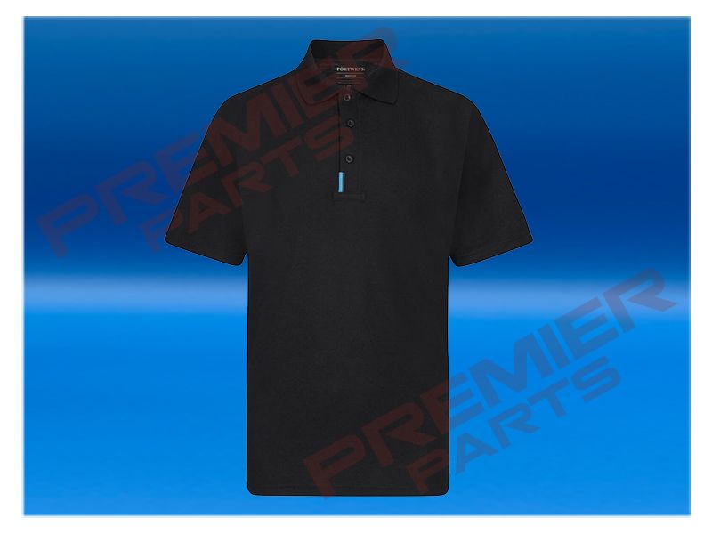 T720 - WX3 Polo Shirt, Colour: Black, Size: XS