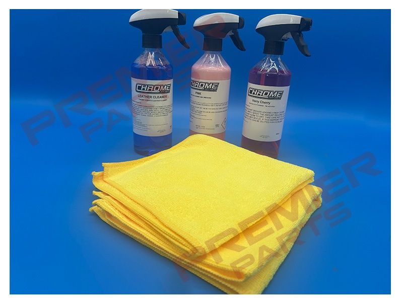 Leather Chrome Cleaning Kit