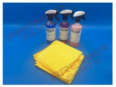 Leather Chrome Cleaning Kit