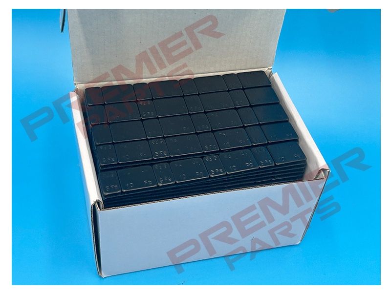 Stick-On Adhesive Wheel Balance Weight – Coated – Black