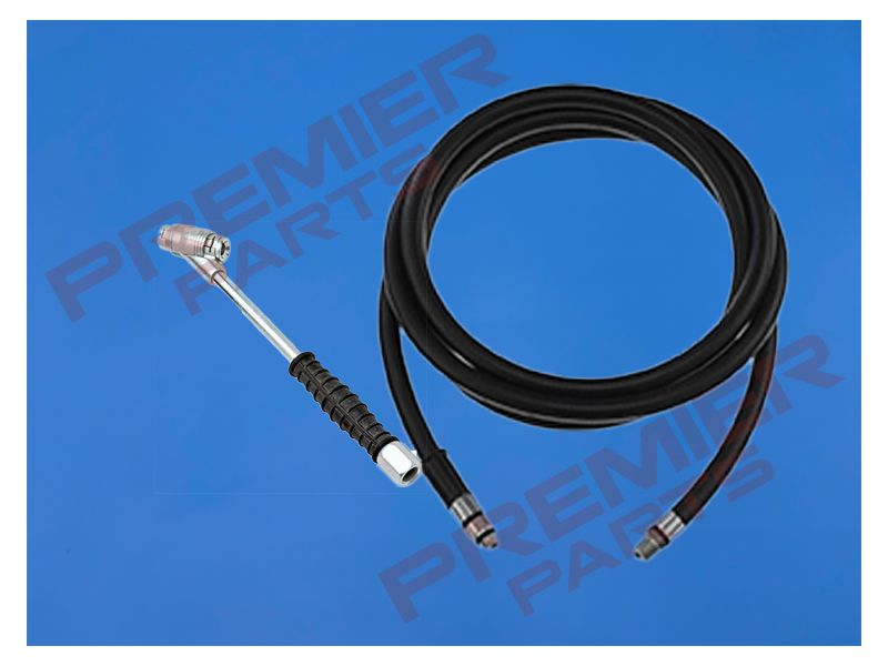 AFG Mk4 Hose Assembly 3.66m (12ft) to R 1/4 Male Thread With TCO Connector