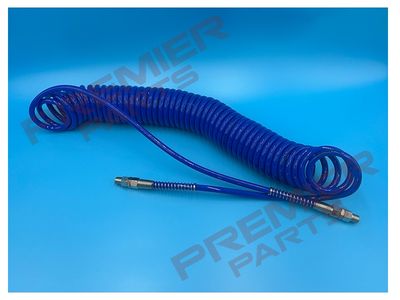Polyurethane Coil Hose Assemblies 10MM 1/4 Tube C/W 1/4BSPTM Ends