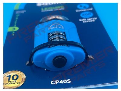 CP40S Heavy-Duty Rustproof Marine Combi Padlock 38mm