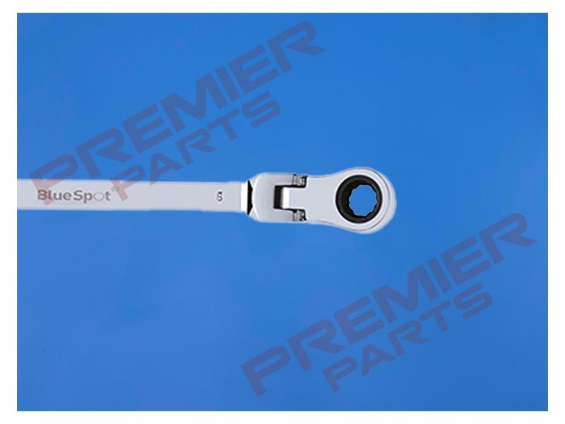 Flexi Head Ratchet Ring Combination Spanner 8-24MM, Size: 8MM