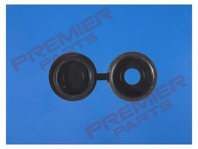 Hinged Cover Cap Black No. 6-8 Bag 100 FORHCC2M