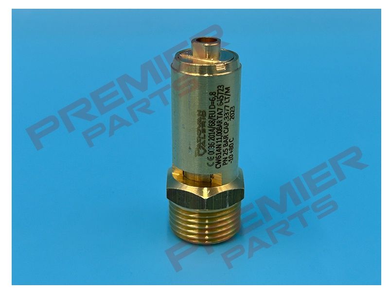 11BAR 3/8 SAFETY VALVE PRV WITH CERT