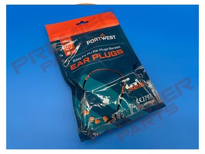 Easy Fit PU Ear Plugs Banded With Spare Ear Pods