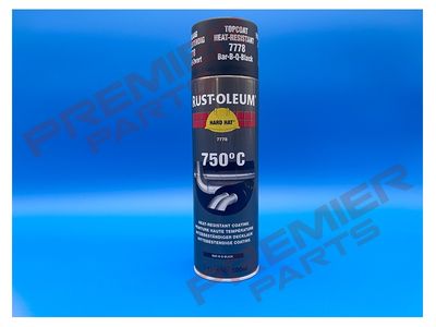 2100 Hard Hat Topcoat Heat Resistant Black 7778 500ML