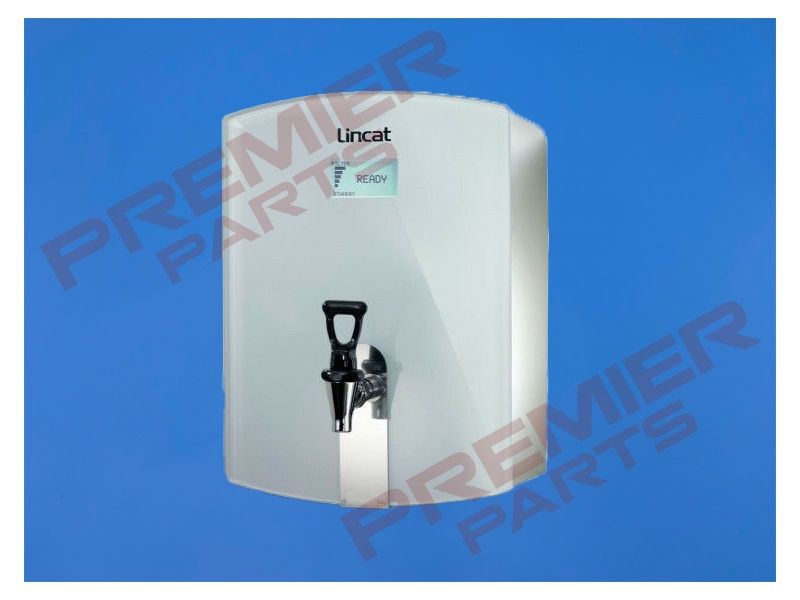 Lincat Automatic Fill Wall Mounted Water Boiler White Glass Front