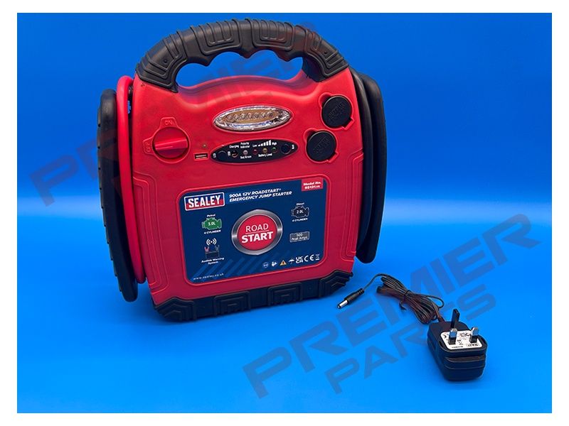 12V Emergency Jump Starter 900 Peak Amps