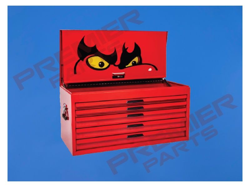 37” TOP BOX WITH 5 DRAWERS