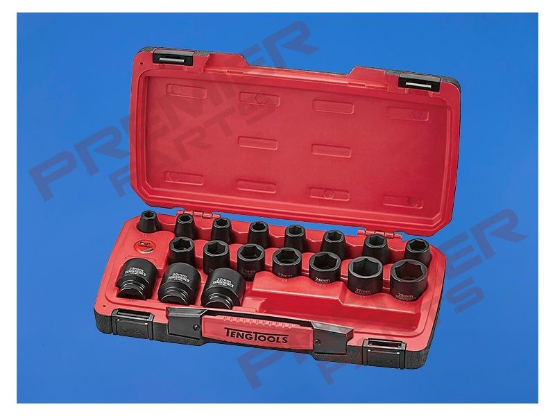 MECCA PRO 1/2" Impact Socket Set DIN 22 Pieces