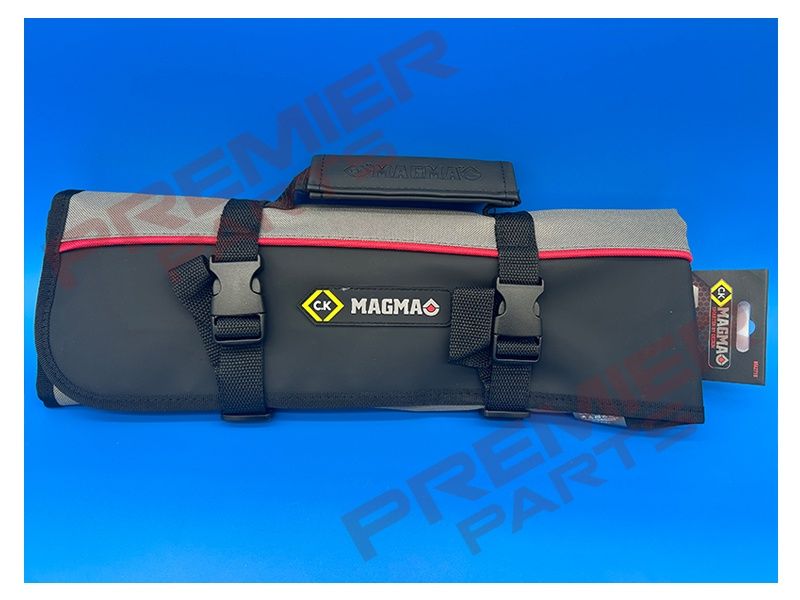 Tool Roll Bag with 30 Pockets and Padded Handle