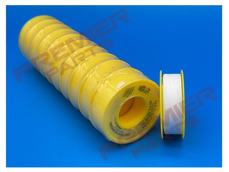 Pack Of 10 Rolls PTFE Gas Tape 12MM X 5M