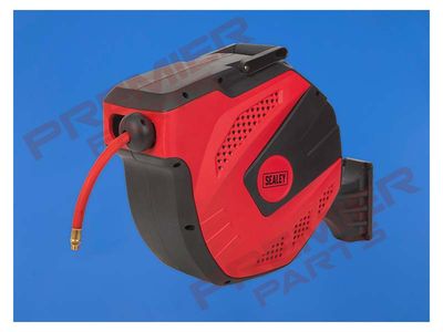 15m Auto-Rewind Control Rubber Air Hose Reel 10mm ID