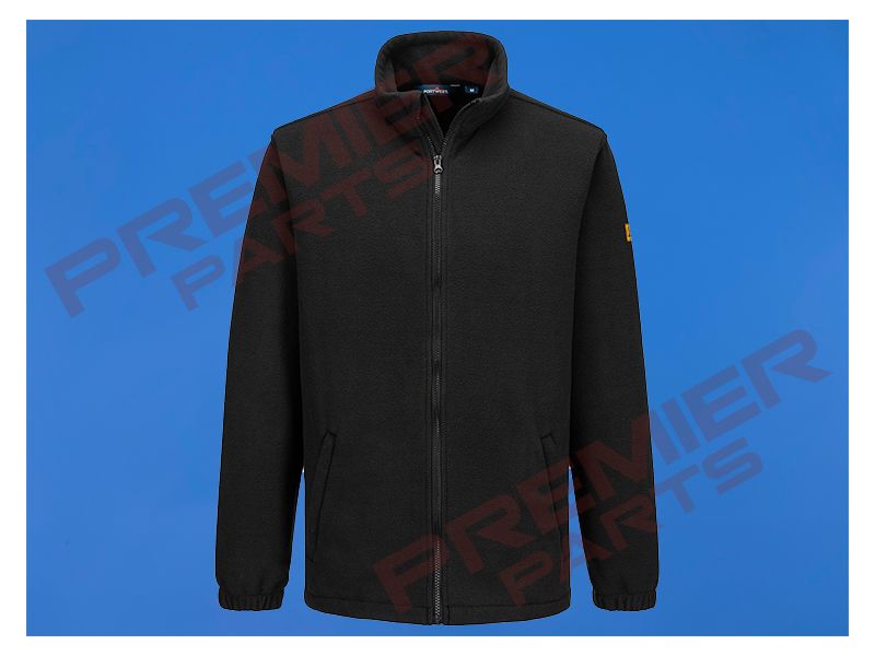Anti-Static ESD Fleece - AS26, Colour: Black, Size: XS