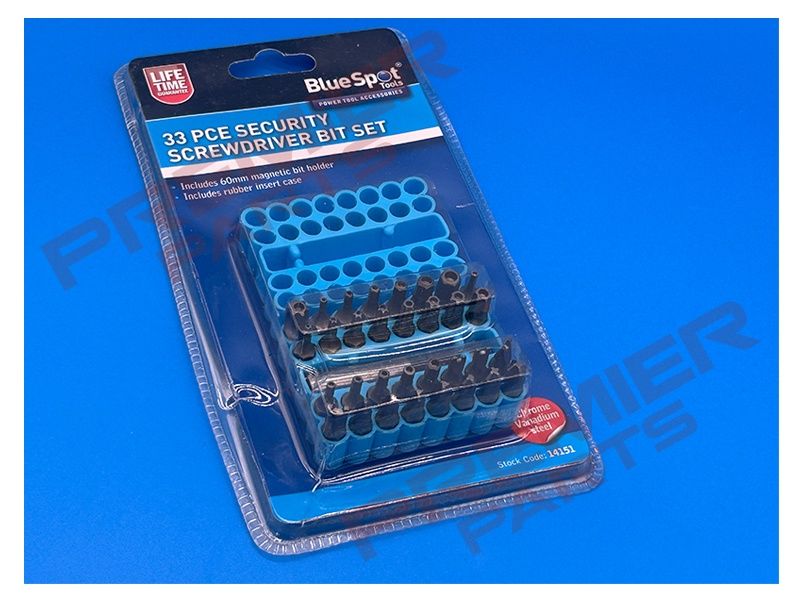 33 PCE Security Screwdriver Bit Set