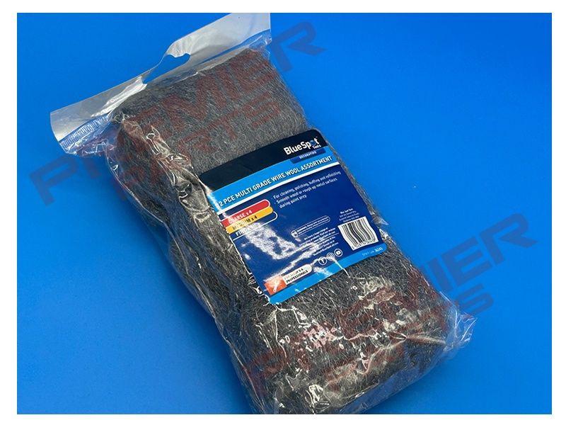12PCE MULTI GRADE WIRE WOOL ASSORTMENT
