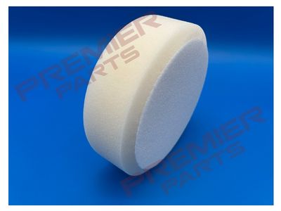 Hook-and-Loop Buffing & Polishing Foam Head 150 x 50mm - White/Dense Hook-and-Loop Buffing & Polishing Foam Head 150 x 50mm - White/Dense