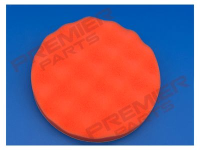180MM HOOK AND LOOP VELCRO BACKING ORANGE POLISHING PAD