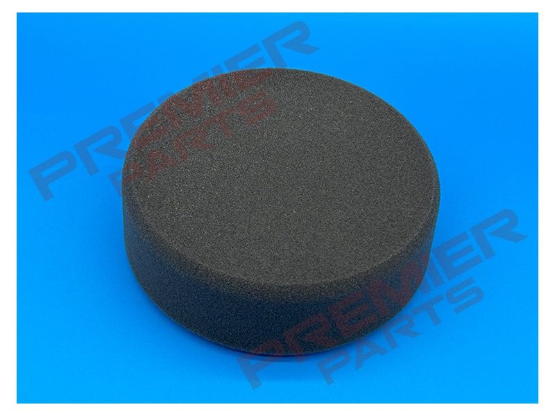 Hook-and-Loop Buffing &amp; Polishing Foam Head 150 x 50mm - Black/Soft