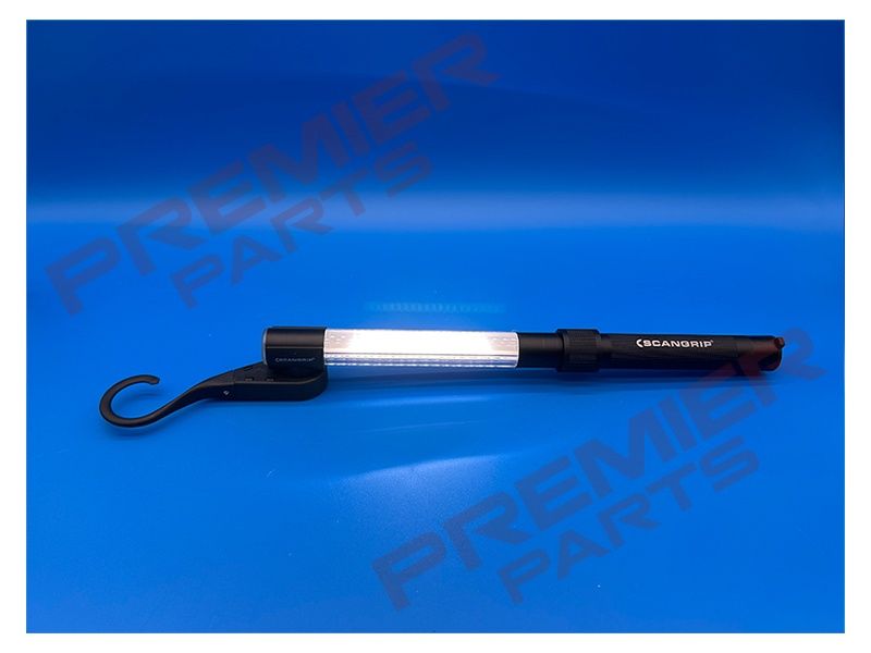 Rechargeable inspection hand lamp with top spot light