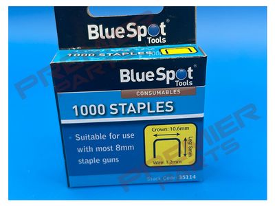 8MM CROWN FLAT WIRE STAPLES JT21 STYLE