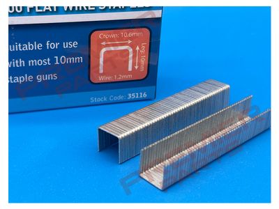 10mm Crown Flat Wire Staples T50 Type