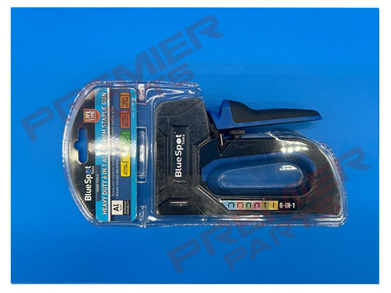 Heavy Duty 6 In 1 Aluminium Staple Gun