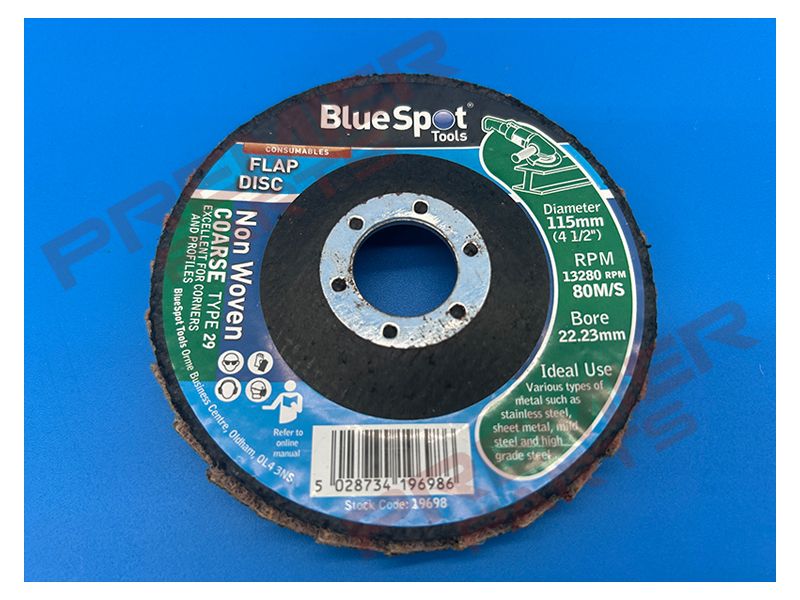 115mm (4.5") Coarse Non Woven Flap Disc