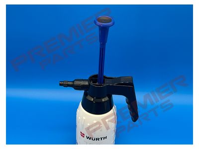 Pump spray bottle, alkaline-resistant Blue Top