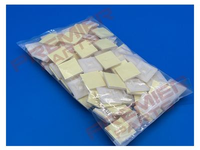 Natural/White 4 Way Adhesive Tiebase 28mm (PK100)