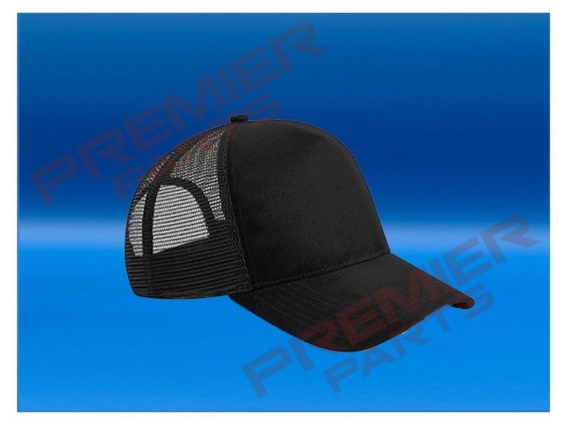 Suede snapback trucker (BC643), Colour: Black