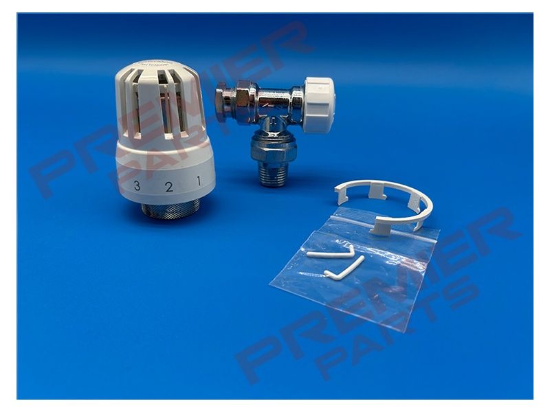 Pegler Belmont Angled Thermostatic Radiator Valve 15mm 686002