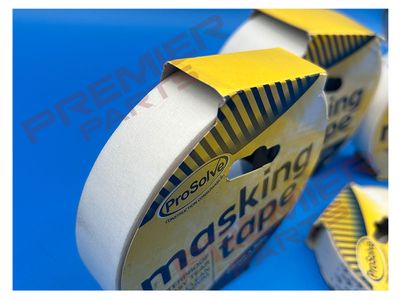 MASKING TAPE 50MTR ROLL 19, 25, 38, 50, 100MM WIDE