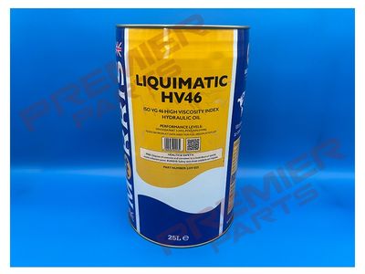 Liquimatic HV46 Hydraulic Oil 25ltrs