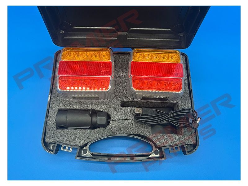 Wireless SMD LED Trailer Light Set 2pc 7 pin