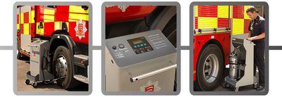 Portable Tyre Inflation System to use Air Cylinders - 12V