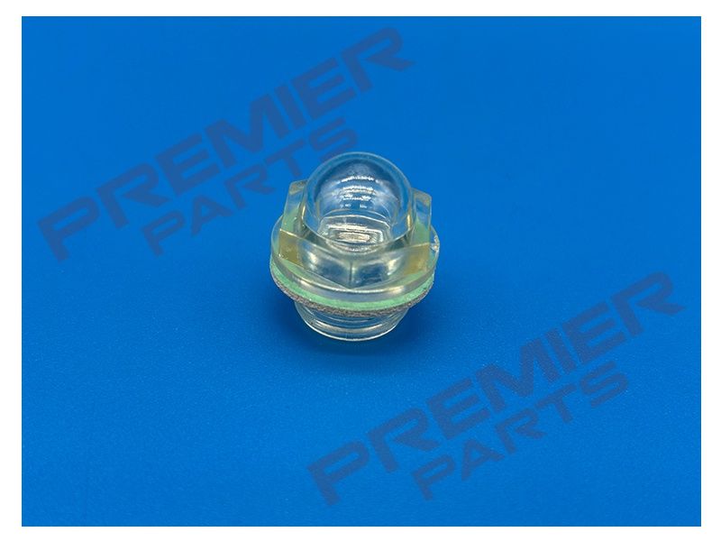 BSP Male Dome Oil Level Sight Glass with Reflector 3/8, 1/2, 3/4, 1", THREAD SIZE: 3/8