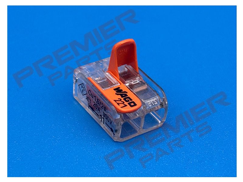 Wago Compact  Splicing Connector 32 Amp, Size: 2 Way