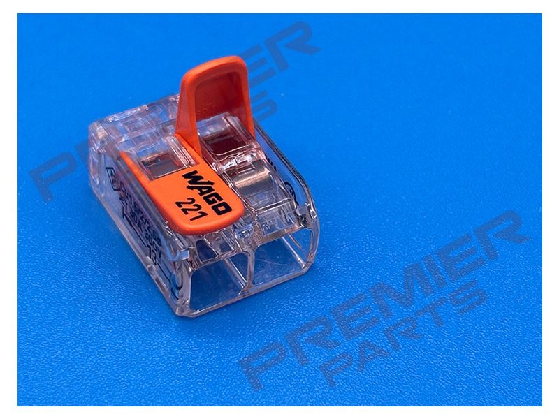 Wago Compact  Splicing Connectors 41 Amp, Size: 2 Way