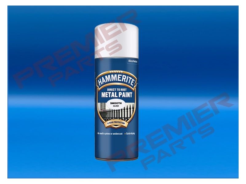 Metal Paint Smooth Finish Aerosol Silver 400ml