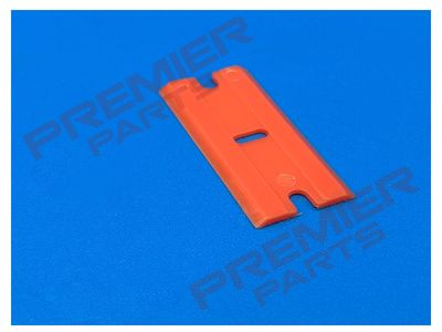MC Dual Sided Red Plastic Scraper Blades