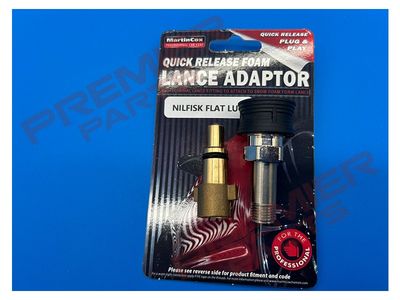 FOAM LANCE ADAPTORS WITH QUICK RELEASE COUPLING