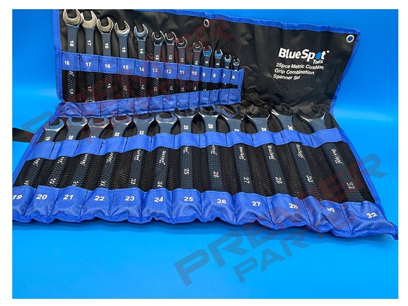 25 PCE Soft Grip Metric Combination Spanner Set (6-32mm)
