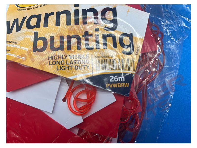 Warning Bunting 26m/85ft