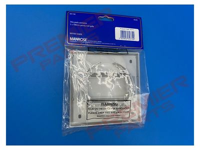Round outlet with gravity flap - white